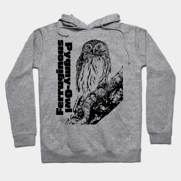 Ferruginous Pygmy-Owl Hoodie by Ripples of Time